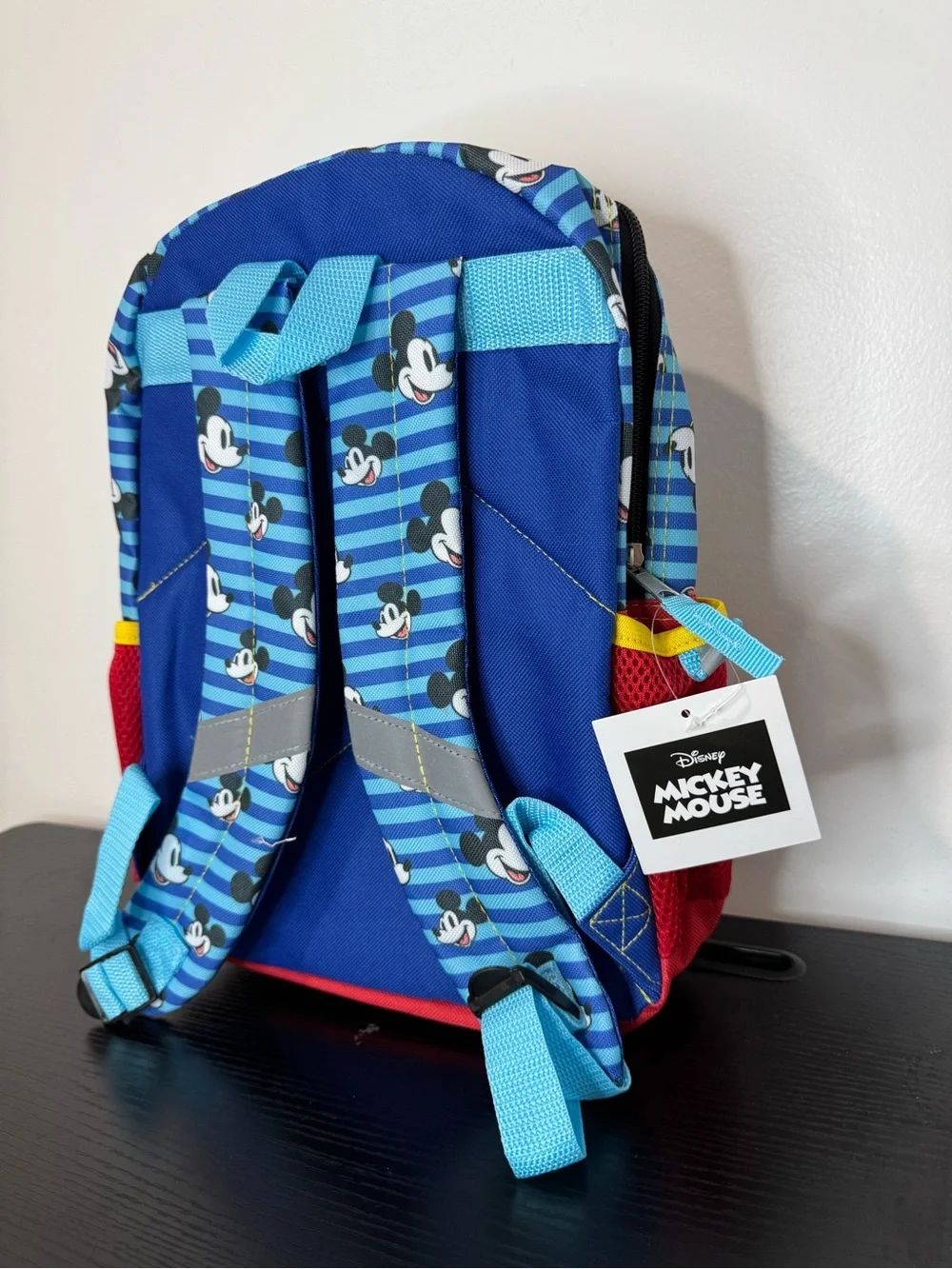 Disney Kids Mickey Mouse 14” Backpack - Red/Blue/Yellow NWT
